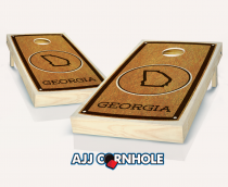 "Georgia" State Stained Cornhole Set