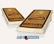 "Kentucky" State Stained Cornhole Set