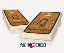 "Mississippi" State Stained Cornhole Set