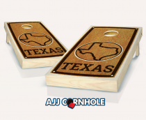 "Texas" State Stained Cornhole Set