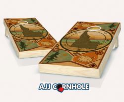 "Idaho - State Wood Homage" Cornhole Set