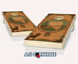 "Nevada - State Wood Homage" Cornhole Set