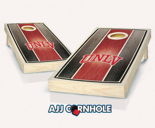 UNLV Stained Stripe Cornhole Set
