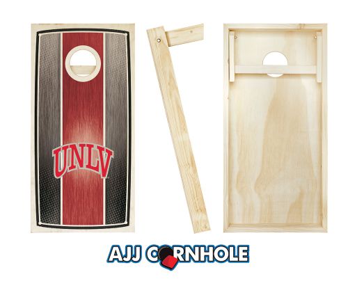 UNLV Stained Stripe Cornhole Set #3