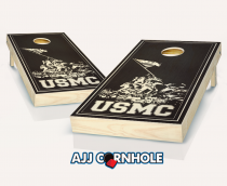 "USMC" Stained Cornhole Set