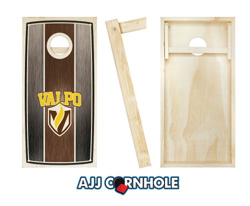 Valparaiso Stained Stripe Cornhole Set #3