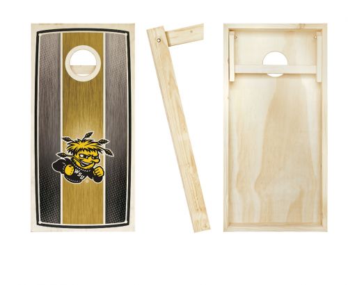 Wichita State Stained Stripe Cornhole Set #2
