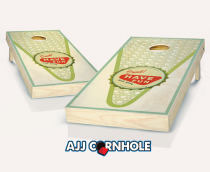 "Bottle Cap Art" Cornhole Set