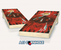 "Redgame" Stained Cornhole Set