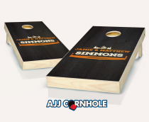 "Contemporary Rustic" Stained Cornhole Set
