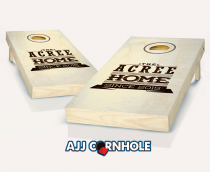 "Woodburn Home" Stained Cornhole Set