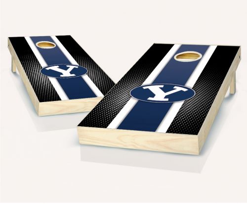 BYU Cougars Striped Cornhole Set