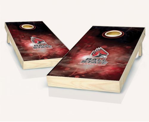 Ball State Cardinals Smoke Cornhole Set