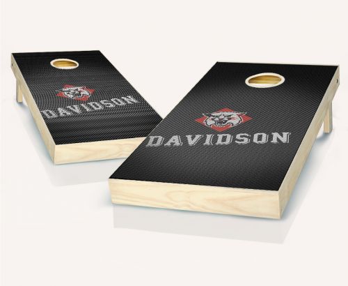 Davidson Wildcats Slanted Cornhole Set