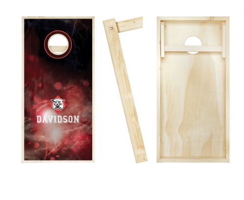 Davidson Wildcats Smoke Cornhole Set #2