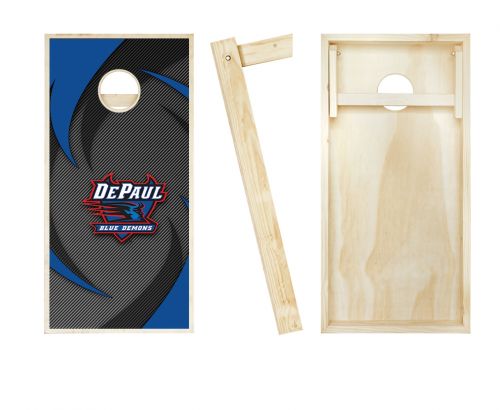DePaul Blue Demons Swoosh Cornhole Set #2