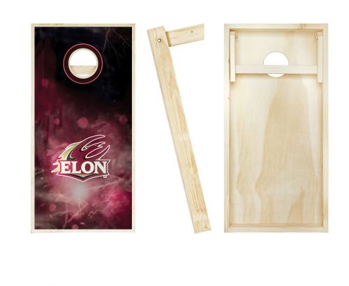 Elon Phoenix Smoke Cornhole Set #2