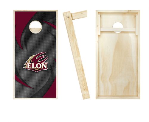Elon Phoenix Swoosh Cornhole Set #2