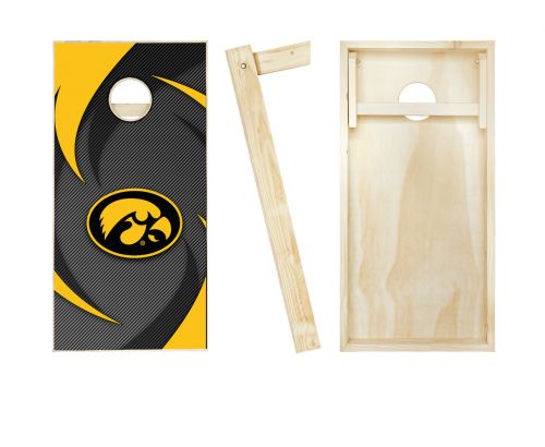 Iowa Hawkeyes Swoosh Cornhole Set #2