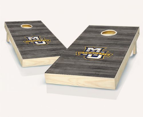 Marquette Golden Eagles Distressed Cornhole Set