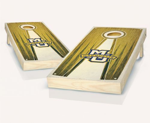 Marquette Stained Pyramid Cornhole Set #1