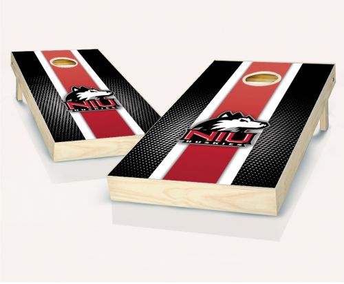 Northern Illinois Huskies Striped Cornhole Set