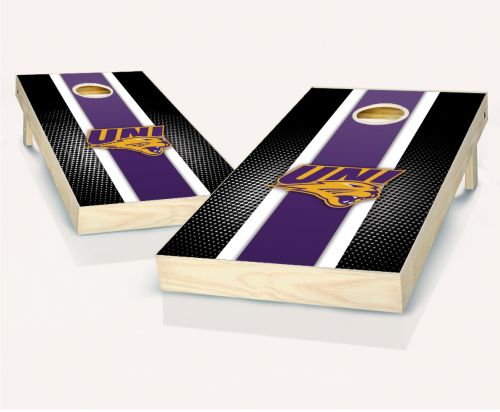 Northern Iowa Panthers Striped Cornhole Set