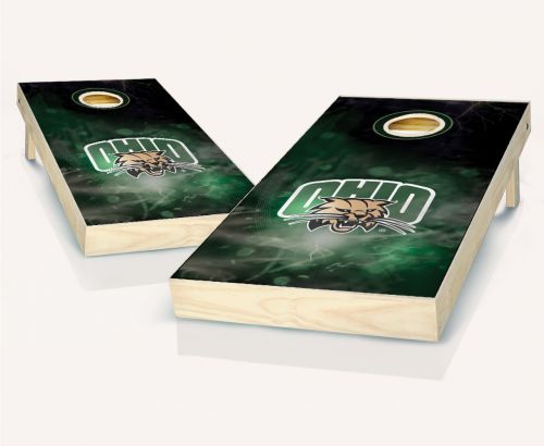 Ohio Bobcats Smoke Cornhole Set