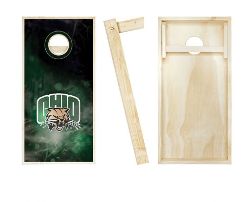 Ohio Bobcats Smoke Cornhole Set #2