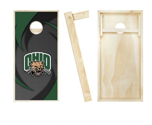 Ohio Bobcats Swoosh Cornhole Set #2