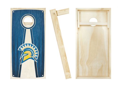 San Jose State Stained Pyramid Cornhole Set #2