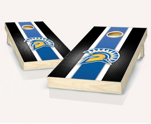 San Jose State Spartans Striped Cornhole Set