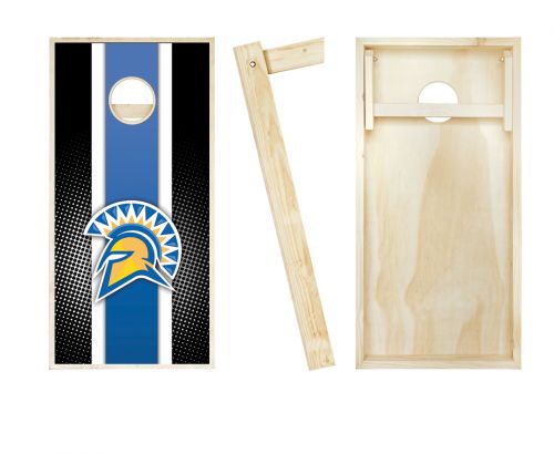 San Jose State Spartans Striped Cornhole Set #2