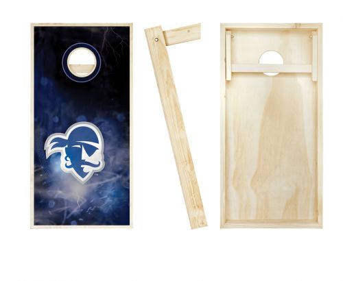 Seton Hall Pirates Smoke Cornhole Set #2