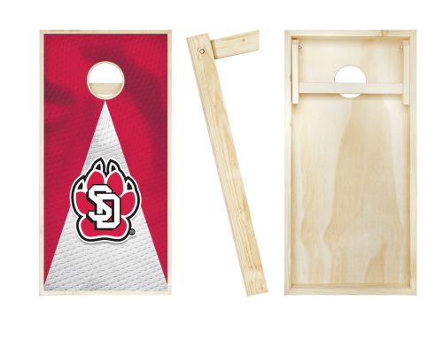 South Dakota Coyotes Jersey Cornhole Set #2
