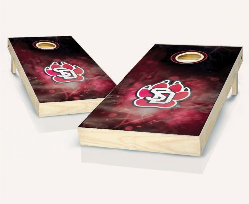 South Dakota Coyotes Smoke Cornhole Set