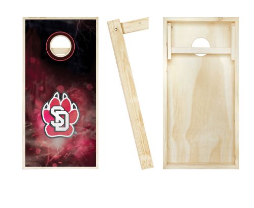 South Dakota Coyotes Smoke Cornhole Set #2