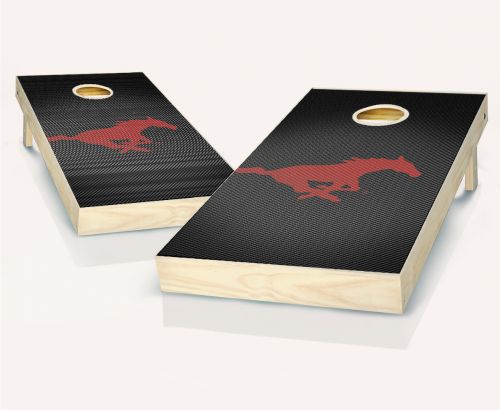 SMU Mustangs Slanted Cornhole Set