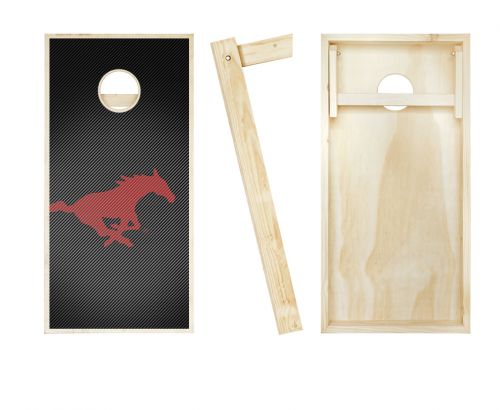 SMU Mustangs Slanted Cornhole Set #2