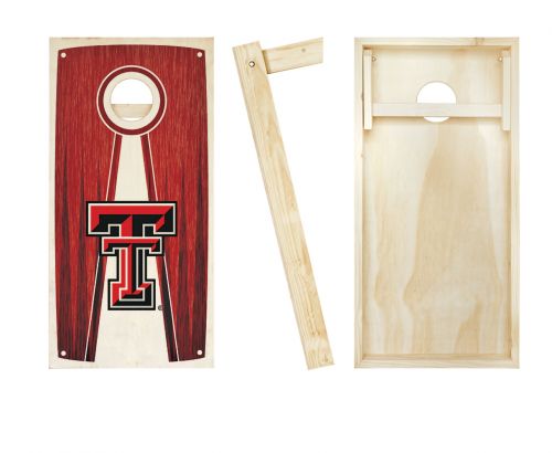 Texas Tech Red Raiders Stained Pyramid Cornhole Set #2
