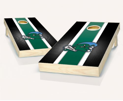 Tulane Green Wave Striped Cornhole Set