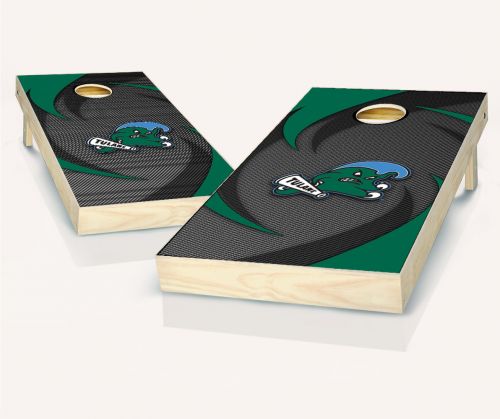 Tulane Green Wave Swoosh Cornhole Set