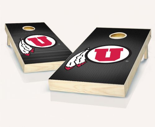 Utah Utes Slanted Cornhole Set