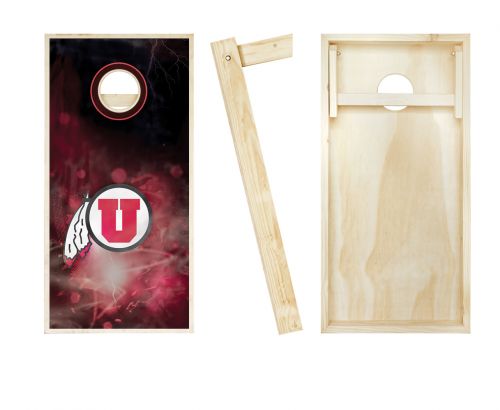 Utah Utes Smoke Cornhole Set #2
