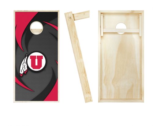 Utah Utes Swoosh Cornhole Set #2