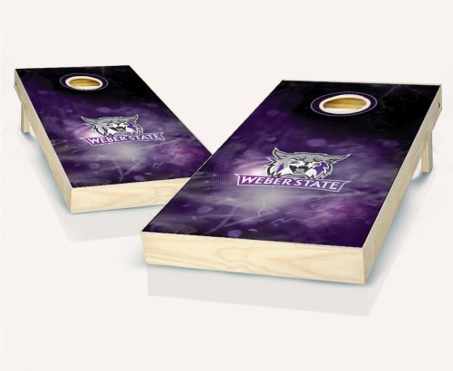 Weber State Wildcats Smoke Cornhole Set
