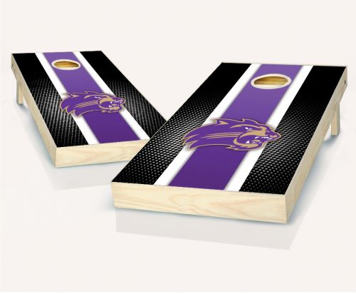 Western Carolina Catamounts Striped Cornhole Set