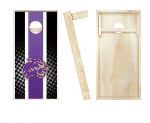 Western Carolina Catamounts Striped Cornhole Set #2