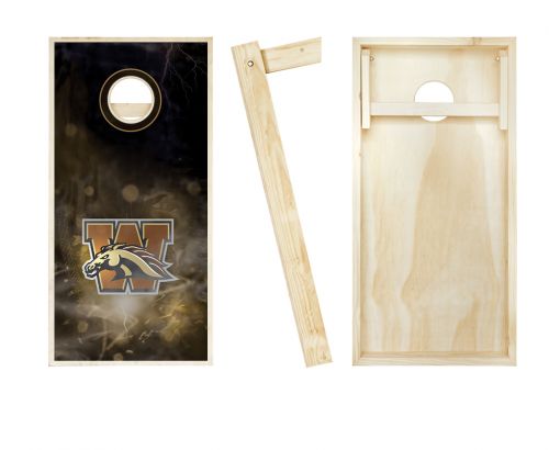 Western Michigan Broncos Smoke Cornhole Set #2