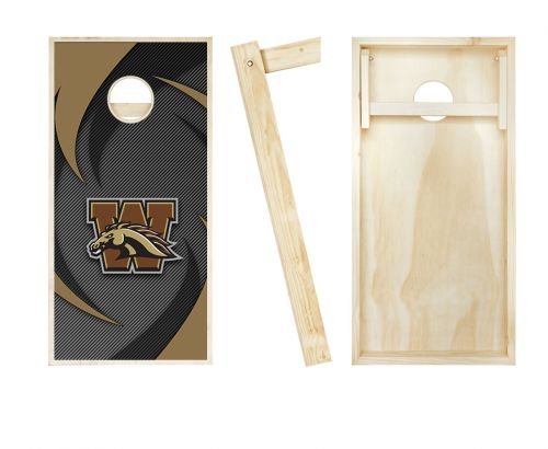 Western Michigan Broncos Swoosh Cornhole Set #2